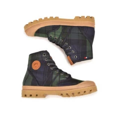Pataugas AUTHENTIQUE X LE MONT SAINT MICHEL F4G Tartan Marine 9 Pataugas AUTHENTIQUE X LE MONT SAINT MICHEL F4G Tartan Marine -Pataugas BOOTS FEMME AUTHENTIQUE MSM 6