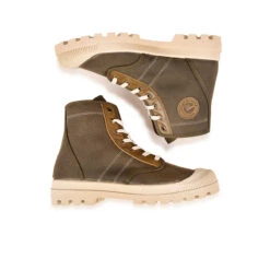 Pataugas AUTHENTIQUE M/SC F2I KAKI -Pataugas BOOTS FEMME OG M SC F2I KAKI 628343 554 6